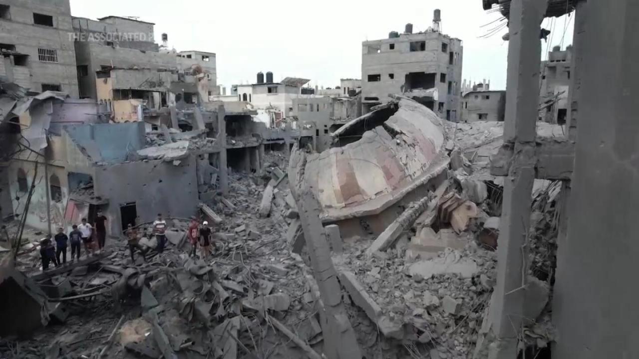 Israel military gaza ruins