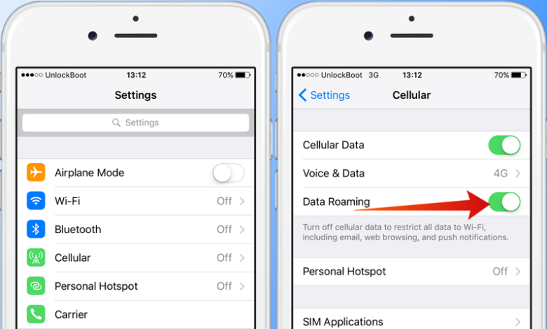 Phone international cell service roaming