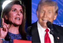 Trump haley husband troops