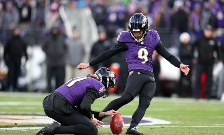 Travis kelce justin tucker afc championship