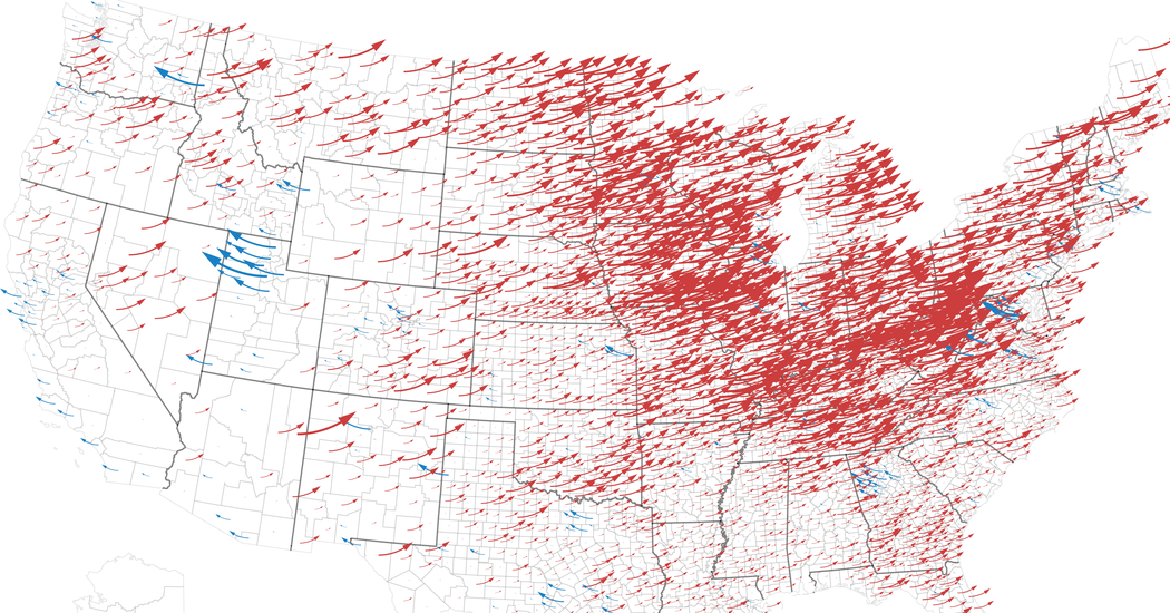 Trump ballot removal map