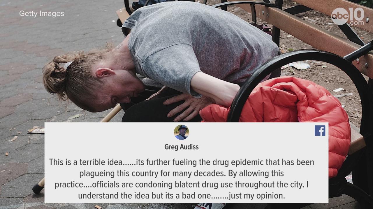 Ri opiod safe injection site