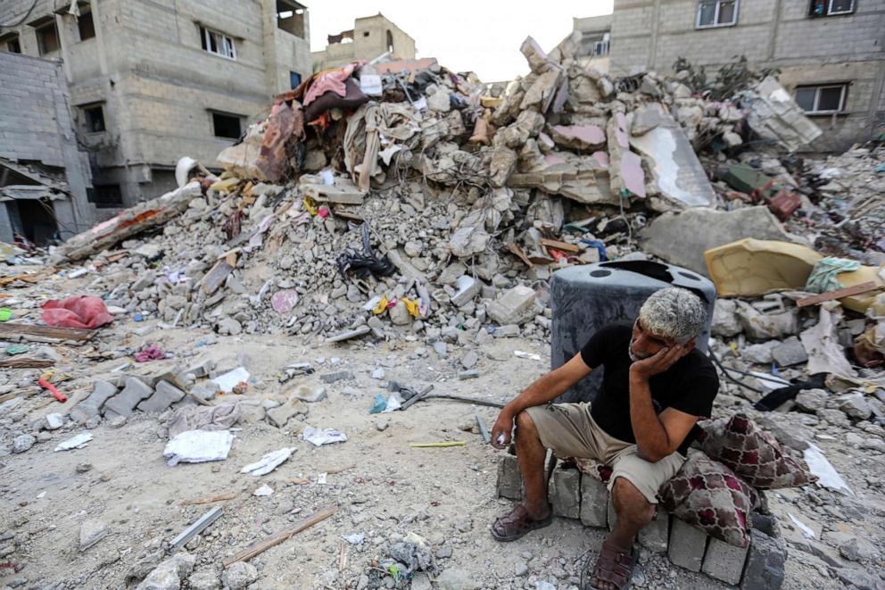 Israel military gaza ruins