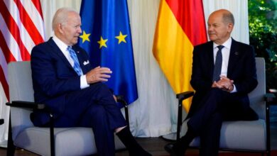 Biden olaf scholz meeting ukraine