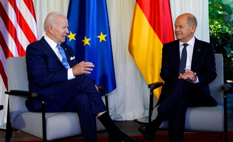 Biden olaf scholz meeting ukraine