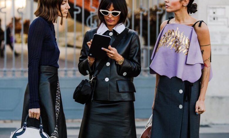 Milan fashion week red street style ye