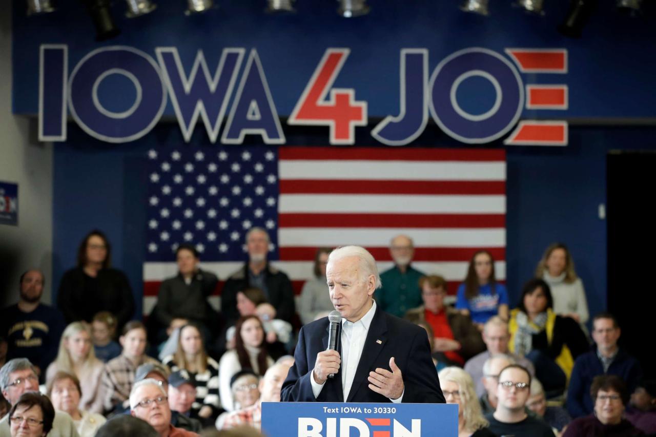 Biden pritzker katzenberg smith iowa