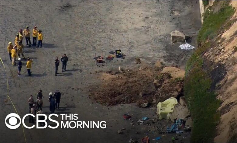 Hillside collapse shasta california