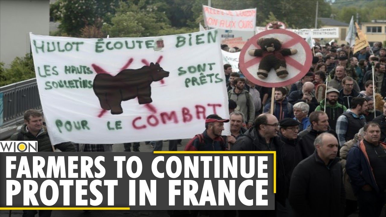 Spark french farmer protests