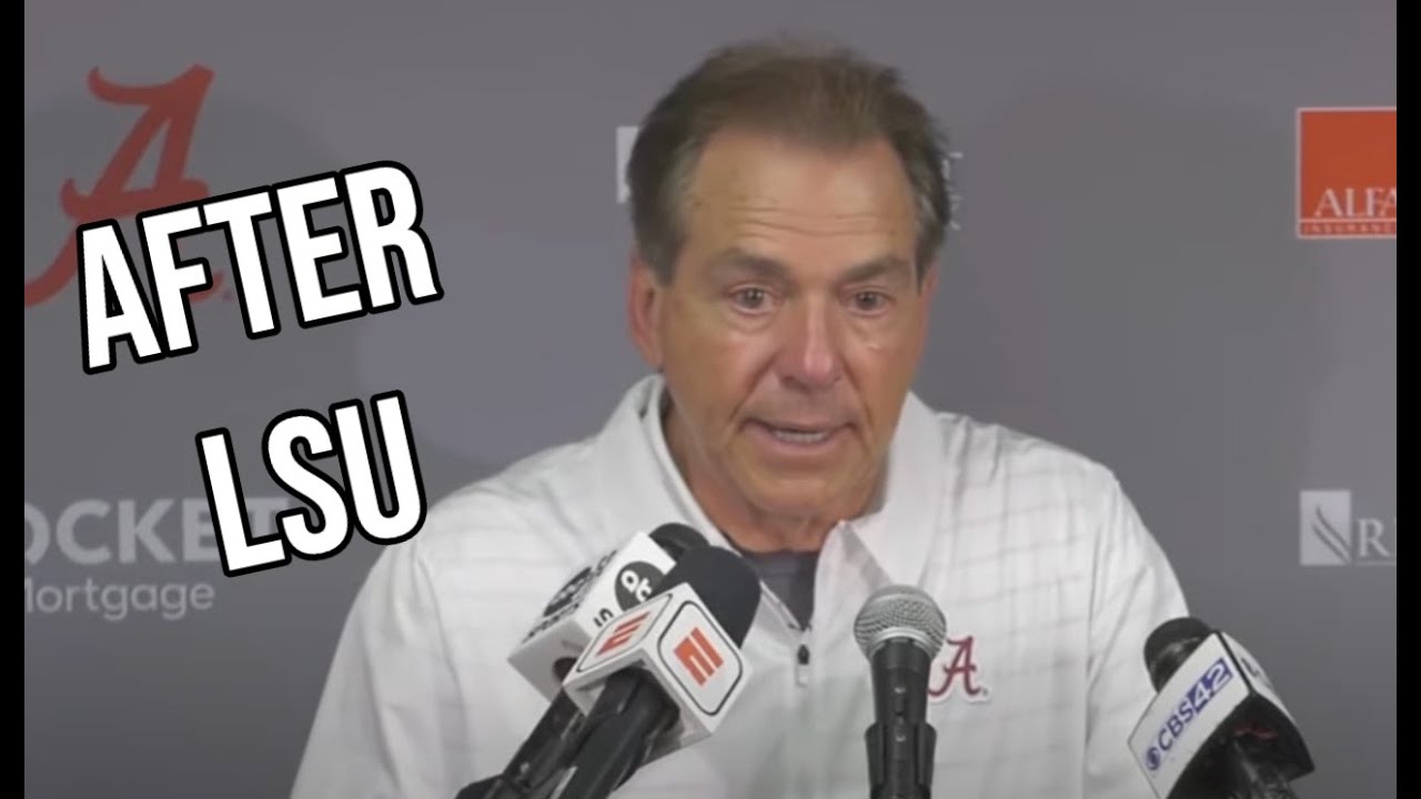 Nick saban alabama football