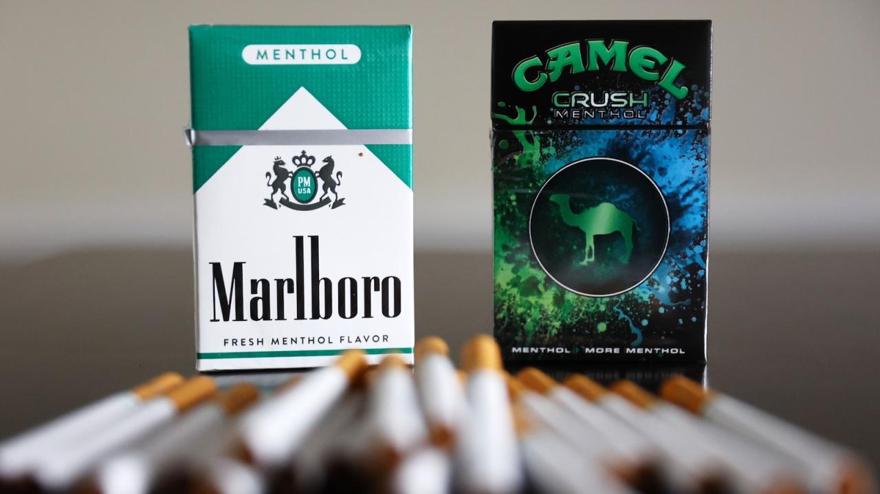 Menthol cigarette bans smoking