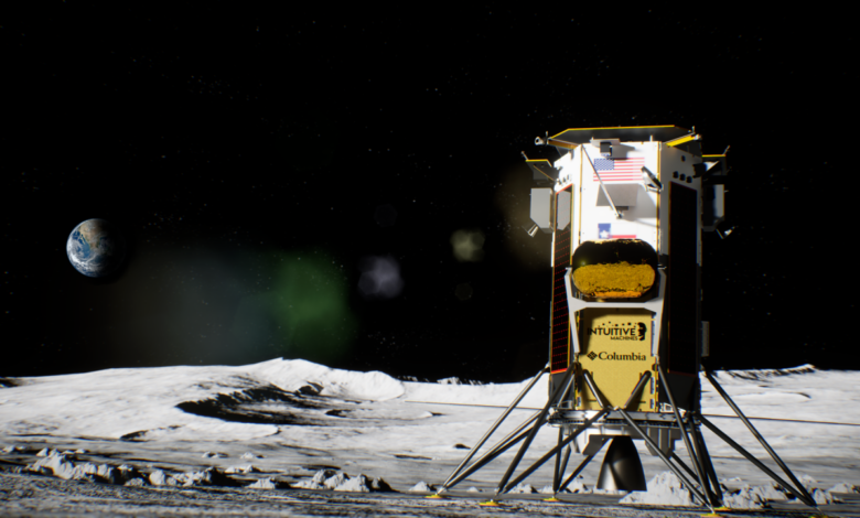 Spacex launch moon lander intuitive