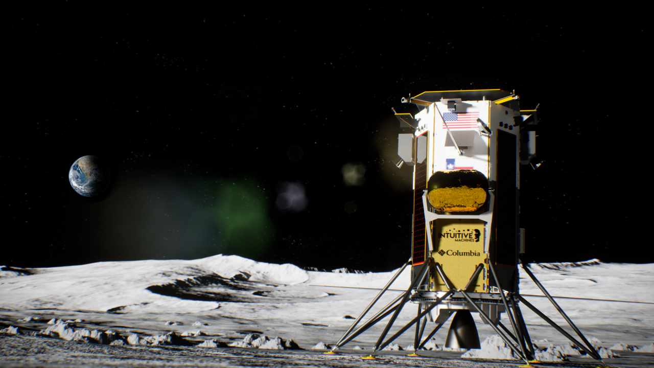 Spacex launch moon lander intuitive