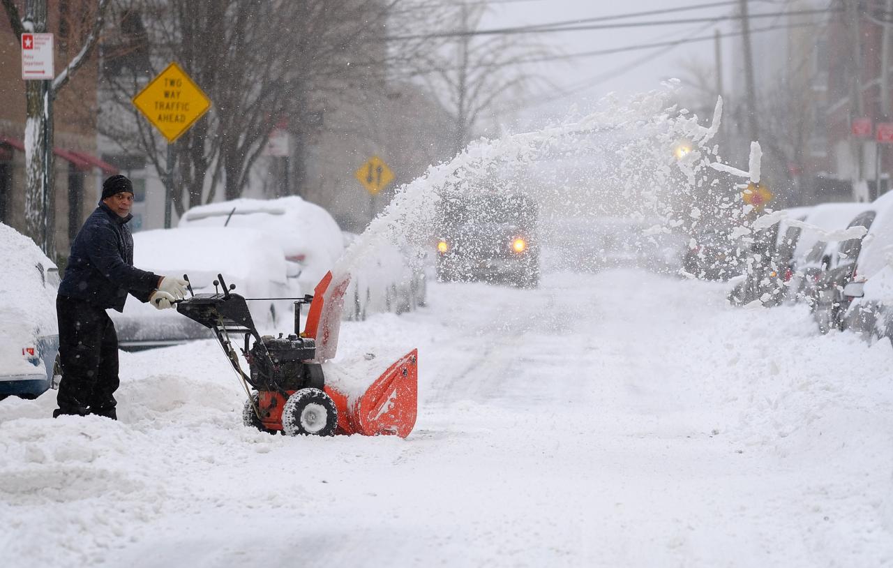 Snow storm new york