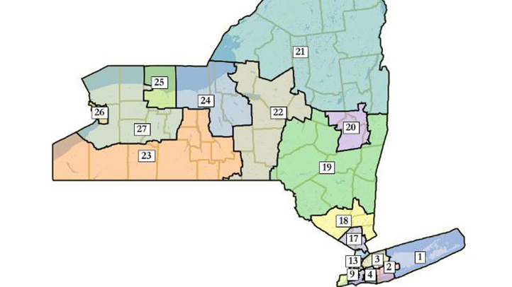 Redistricting maps ny congress