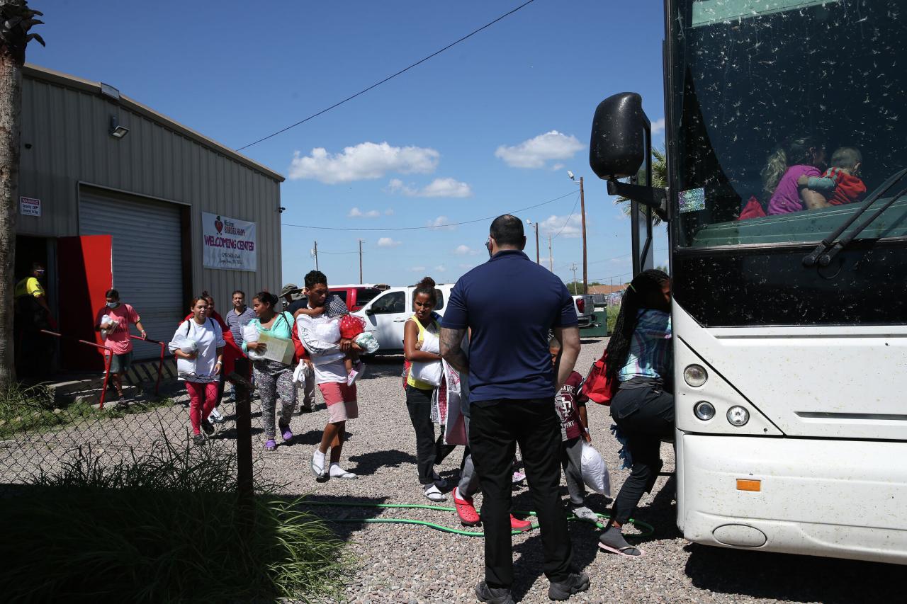 Ny nj migrants buses