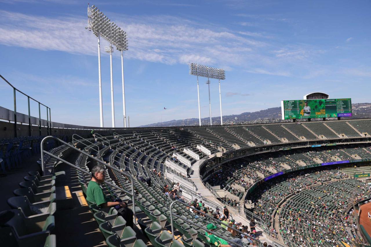 Oakland athletics coliseum lease extension fan relations