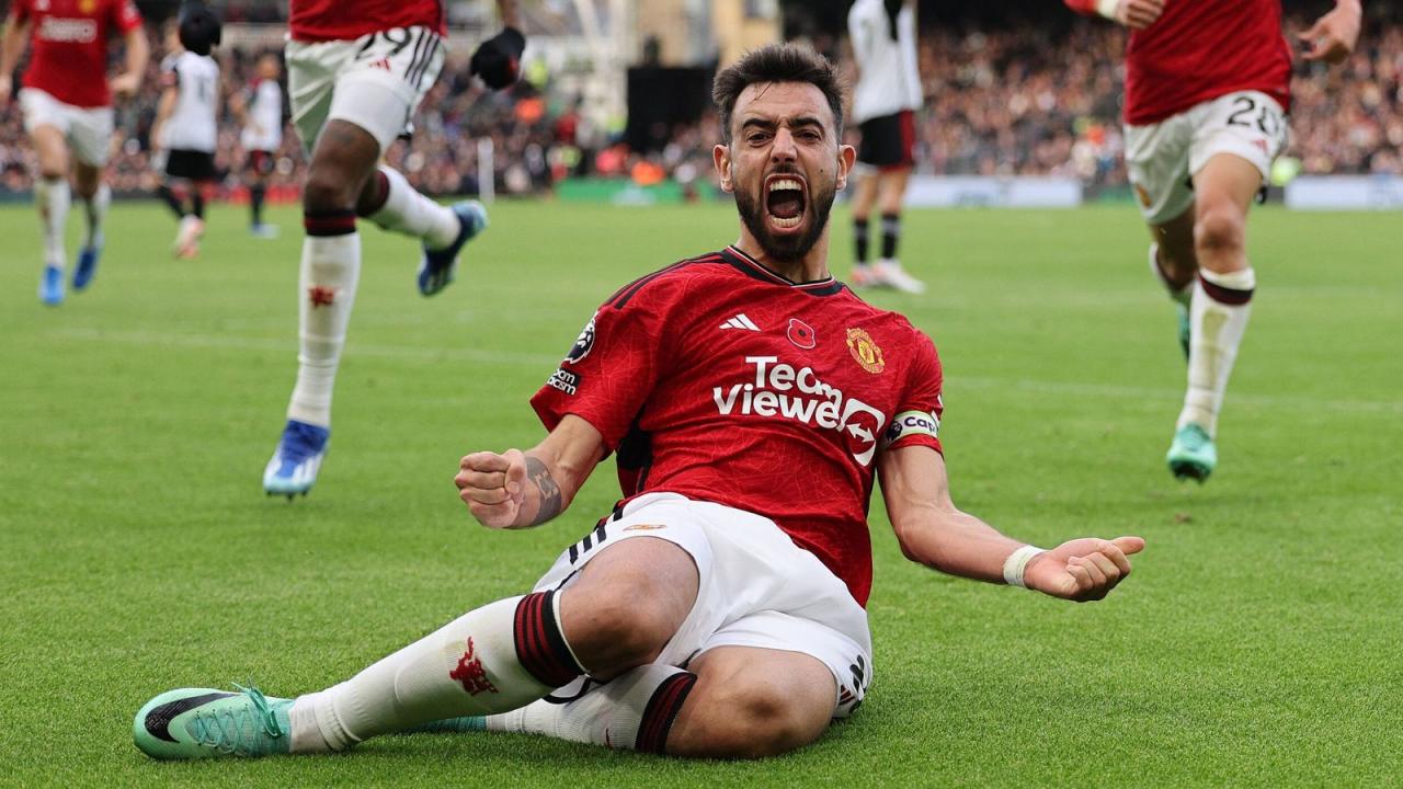 Bruno fernandes fulham tiktok manchester united