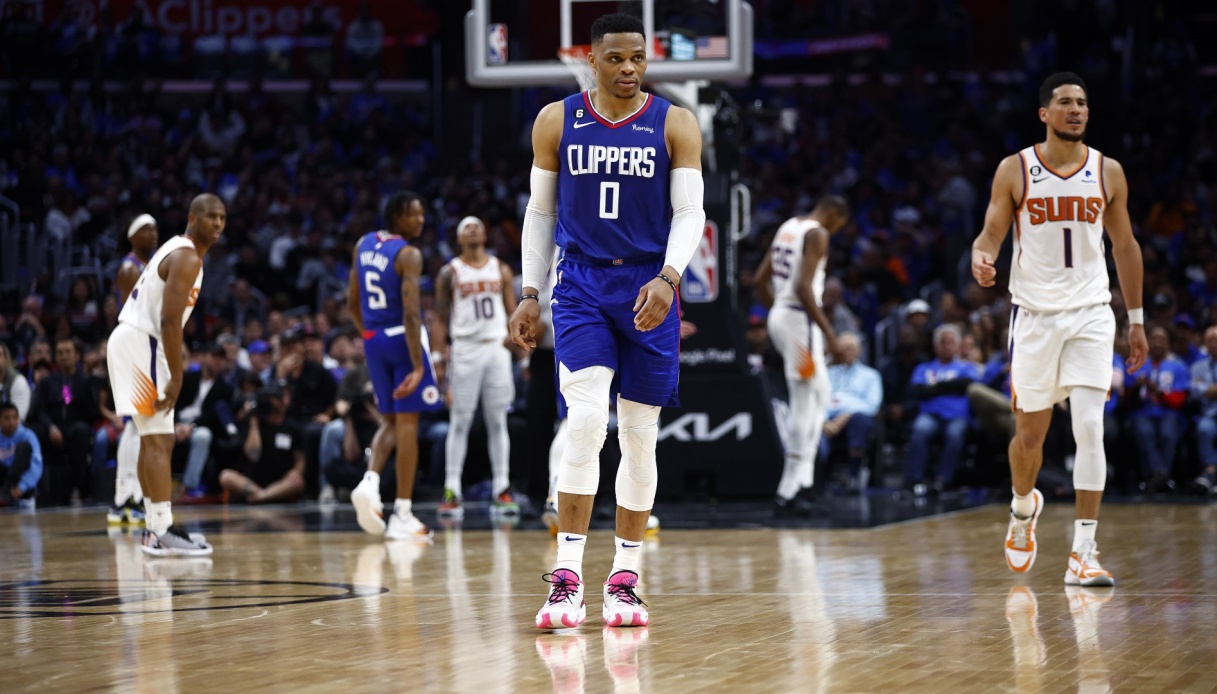 Clippers russell westbrook win over nets