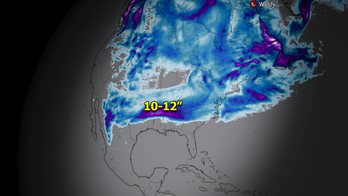 Winter storm snow weather forecast