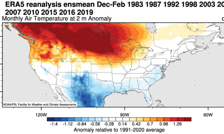 Winter weather cold snow forecast