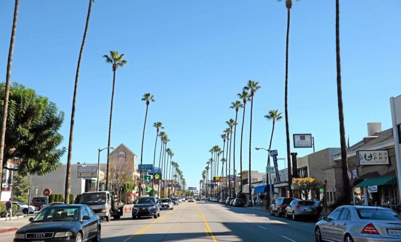 Studio city los angeles mudslide