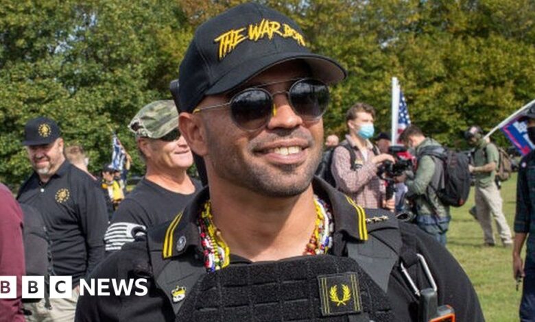 Ex-Proud Boys leader Enrique Tarrio arrest assault charges