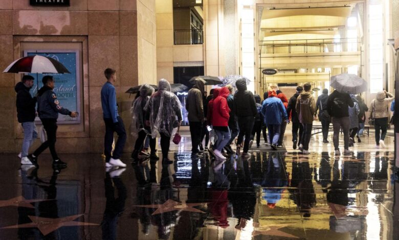 California storm rain weather forecast