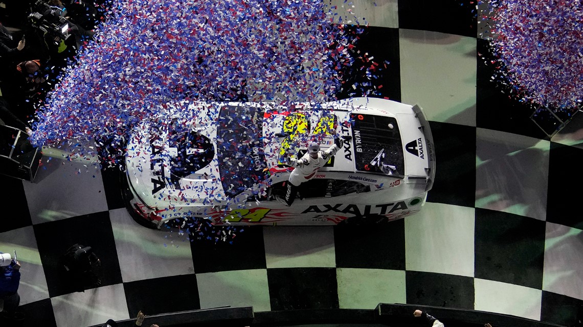 William Byron Daytona 500 win after Trump's departure