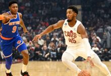 New York Knicks and Cleveland Cavaliers basketball game results