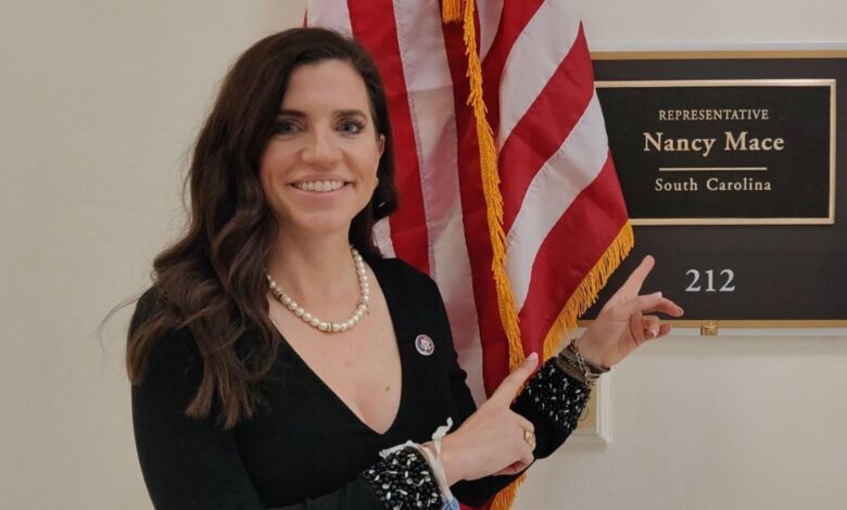 South Carolina Rep. Nancy Mace repeatedly uses anti-trans slur