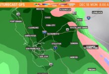 California weather atmospheric river