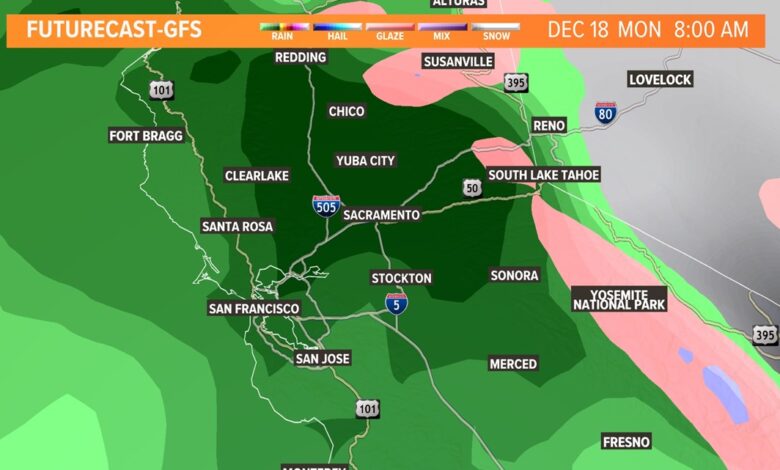 California weather atmospheric river