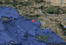 Map earthquake malibu la california