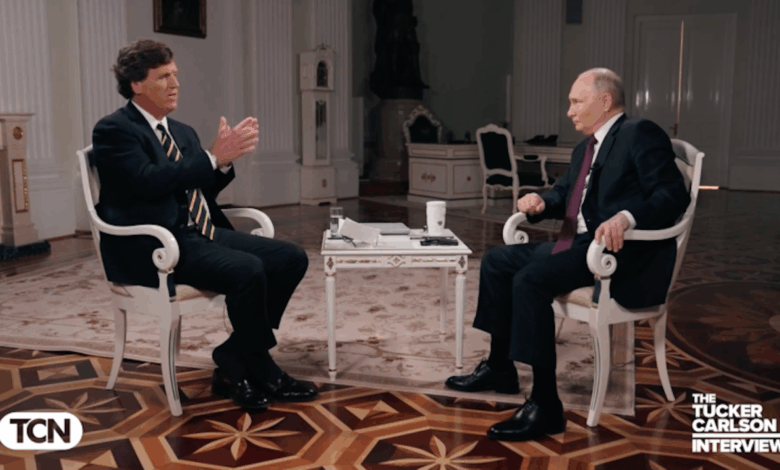 Biden putin tucker carlson peace