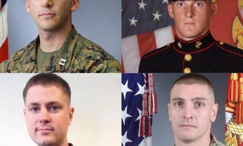 Helicopter crash 5 marines dead