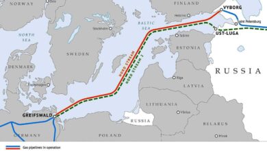 Pipeline nord stream russia germany imposes sanctions jeopardy between after us sunday times