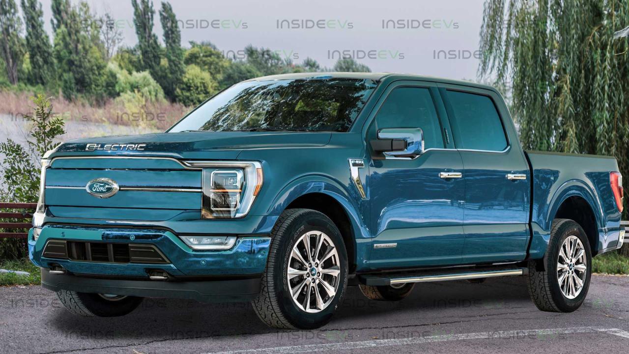 Fords f150 lightning electric pickup trucks