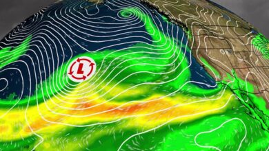 California atmospheric river storm forecast