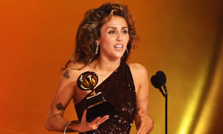 Miley cyrus grammy record of the year